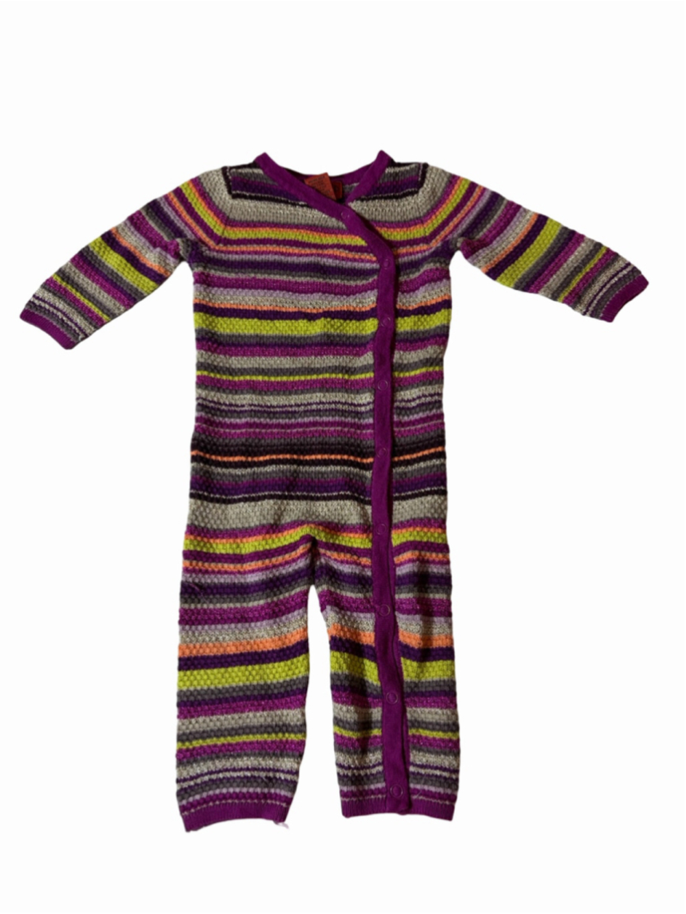 Missoni for Target Baby Striped Knit One Piece Jumpsuit Size 6–12 Months